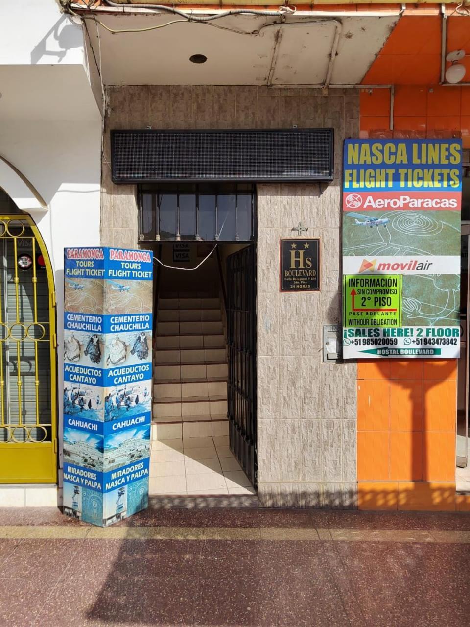 Hostal Boulevard Nazca Eksteriør bilde